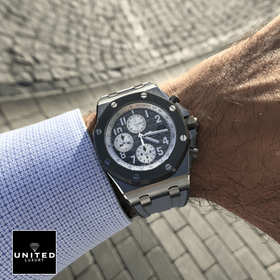 Audemars Piguet Royal Oak Offshore 26470IO.OO.A006CA.01 "Ghost" Pro Clone 1:1 audemarspiguet royaloakoffshore 26470IO.OO .A006CA.01 replica hand