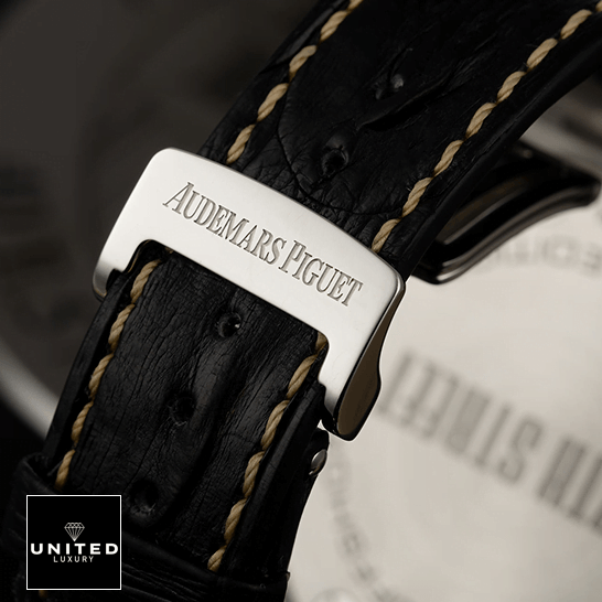 Audemars Piguet 26298SK.OO_.D101CR.01 Leather Bracelet Replica steel clasp