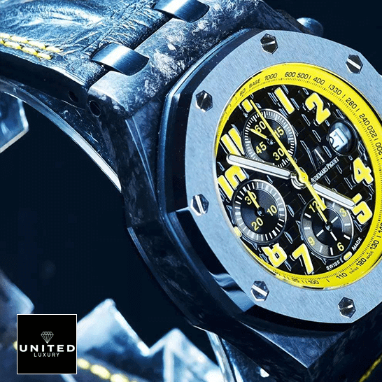 Audemars Piguet Royal Oak Offshore 26176FO.OO.D101CR.02 "Bumblebee" Premium Copy 1:1 audemarspiguet royaloakoffshore 26176FO.OO .D101CR.02 replica tachymeter audemarspiguet-royaloakoffshore-26176FO.OO_.D101CR.02-replica-tachymeter
