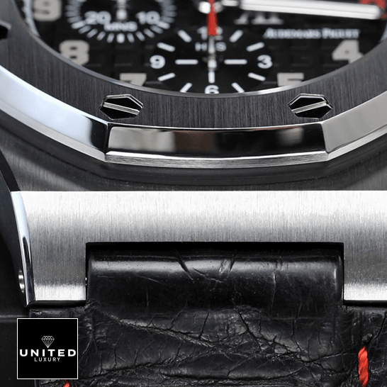 Audemars Piguet Royal Oak Offshore 26133ST.OO.A101CR.01 "Shaquille O'Neal" Exceptional Replica 1:1 audemars piguet royal oak offshore shaquille Audemars Piguet Royal Oak Black Leather Bracelet Steel Case Replica