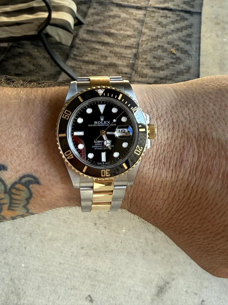 Rolex Submariner Date 126613LN “Two-Tone Black Dial??Deluxe Copy Quality photo review