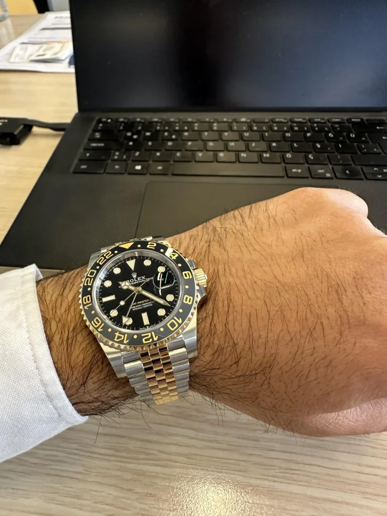Superclone Rolex GMT-Master II Black Dial “Zombie??126713GRNR photo review