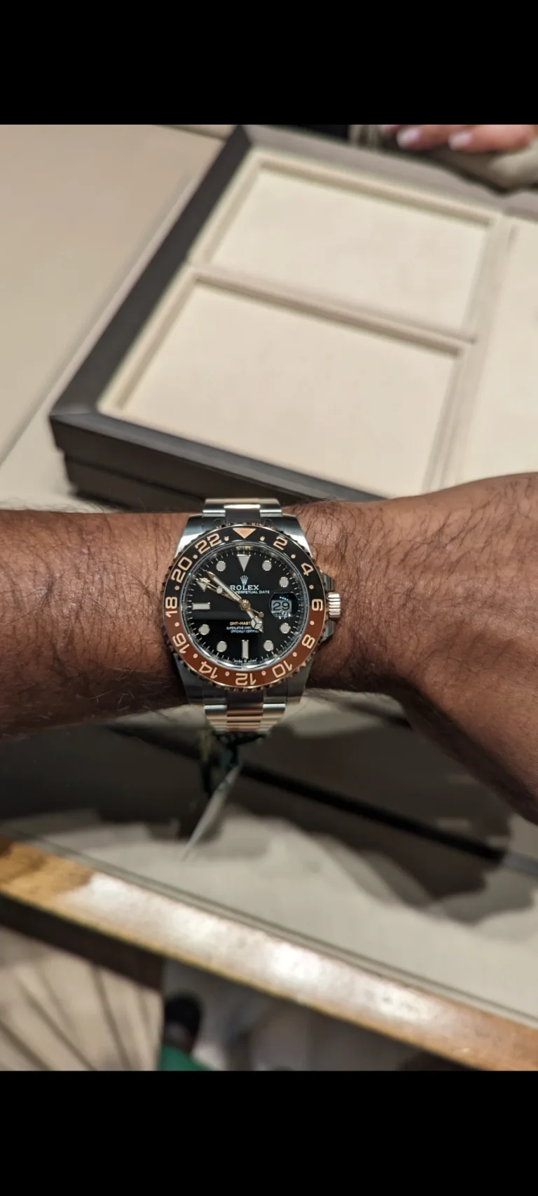 Rolex GMT-Master II 126711CHNR “Root Beer??Deluxe Copy Quality photo review