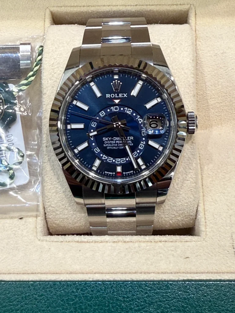 Rolex Sky-Dweller Bright blue Dial 336934 Oyster Clone photo review