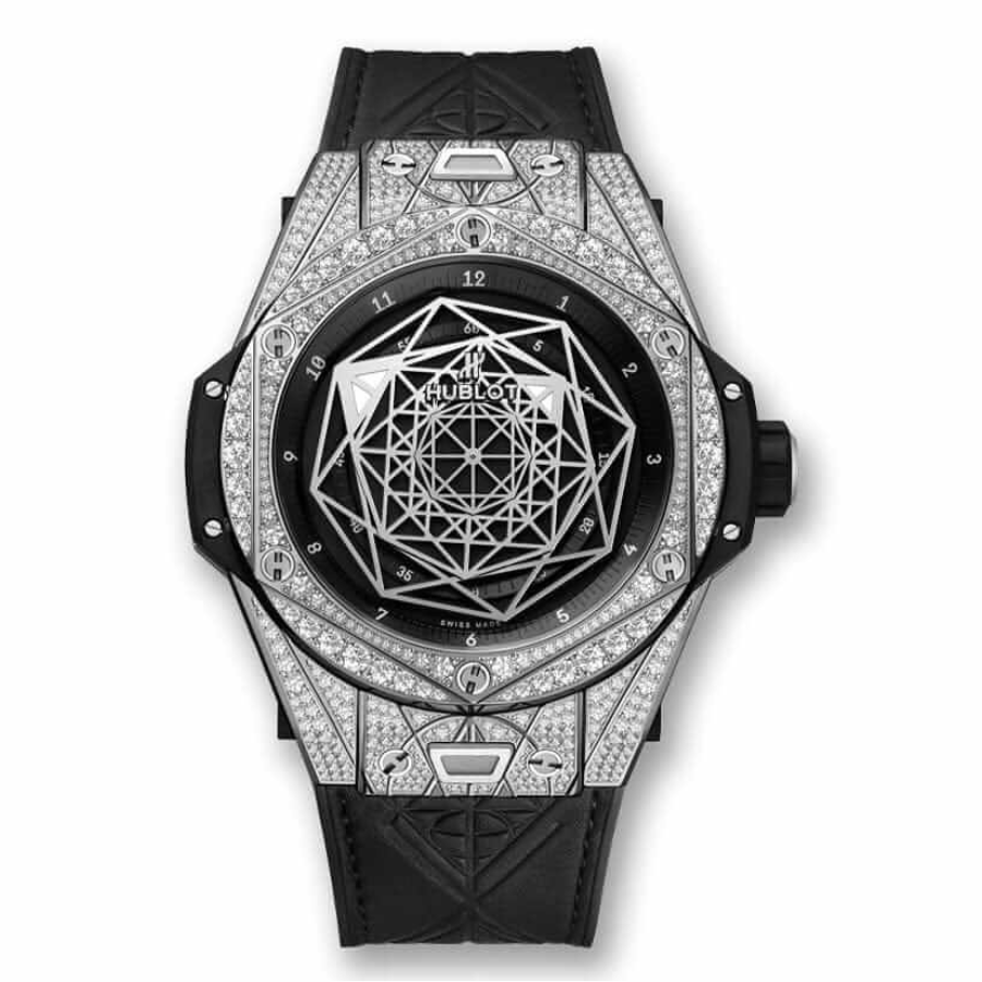 Hublot-Iced-Out-Replica.webp Hublot Big Bang “Iced Out” Diamond 415.NX.1112.VR.1704.MXM17 Masterpiece Clone - Image 1