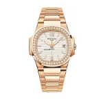 Patek Philippe Nautilus 7118/1200R-001 “Rose Gold Diamond Bezel” Luxury Clone Quality
