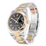 Rolex Datejust Yellow Gold Black Dial 116203 “Oyster” Master Clone Quality - Image 2
