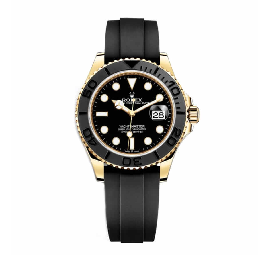 Yacht-Master-Yellow-Gold-Replica.webp Rolex Yacht-Master 126658 “Yellow Gold Black Dial” High-End Clone Quality - Image 1