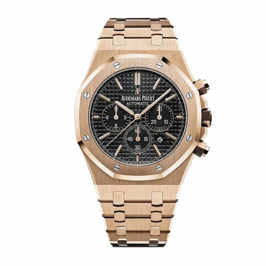 audemars-piguet-rose-gold-royal-chronograph-black-dial-26320or-oo-1220or-01-replica-3.jpg Audemars Piguet Royal Oak 26320OR.OO.1220OR.01 Swiss Super Clone - Image 1