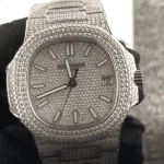 Patek Philippe Nautilus “Iced Out??5719/10G Authentic Copy 1:1 - Image 2