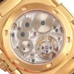 Patek Philippe Nautilus 5711 Tourbillon “Jumbo” Yellow Gold Dial Signature Replica 1:1 - Image 5
