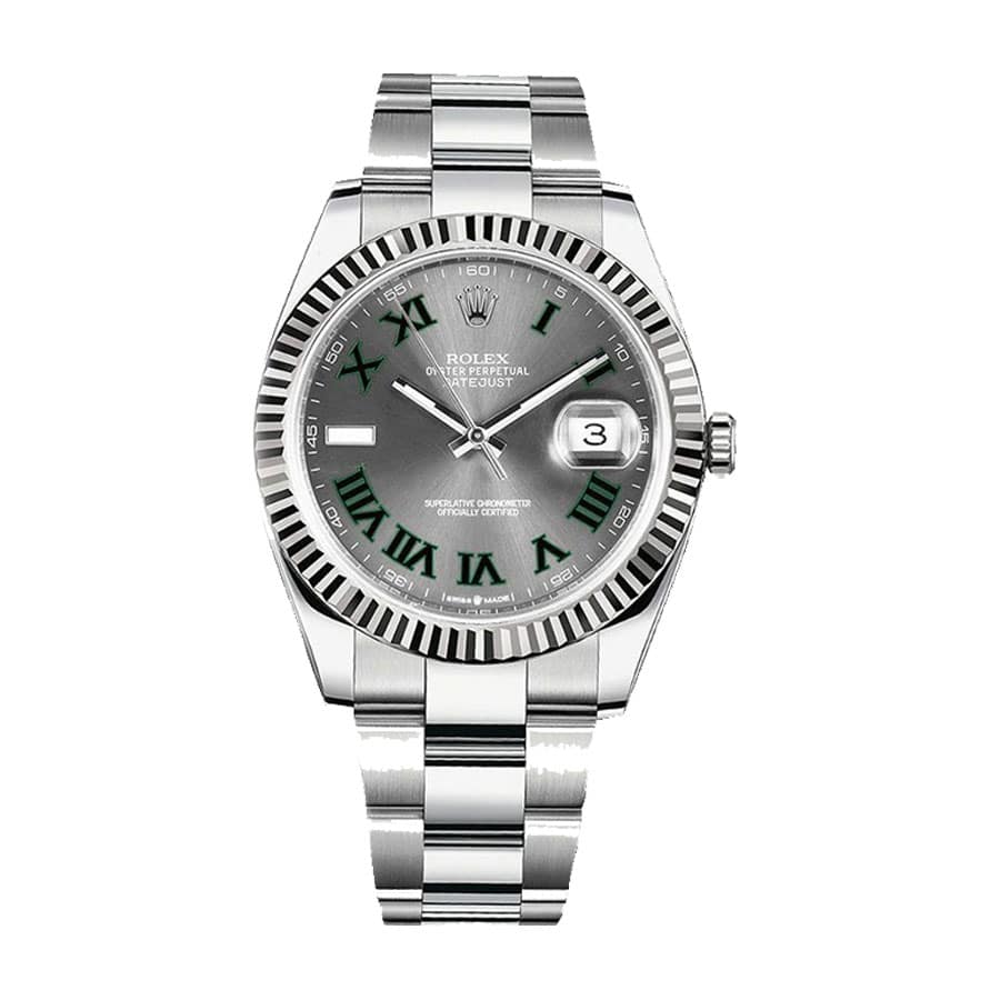 rolex-datejust-126334-41mm-wimbledon-steel-automatic-grey-dial.jpg Rolex Datejust 126334 Wimbledon Replica - Image 1