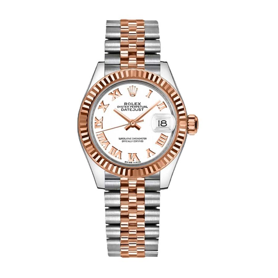rolex-datejust-28mm-279171-steel-and-everose-gold-automatic-white-dial.jpg Rolex Lady-Datejust 279171-0021 “Jubilee” First-Class Clone - Image 1