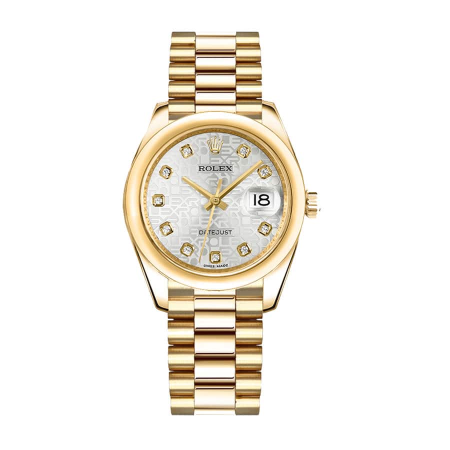 rolex-datejust-31mm-278273-yellow-gold-steel-automatic-grey-with-diamond-dial.jpg Rolex Datejust 126334 Slate Diamond Dial Pro Clone 1:1 - Image 1