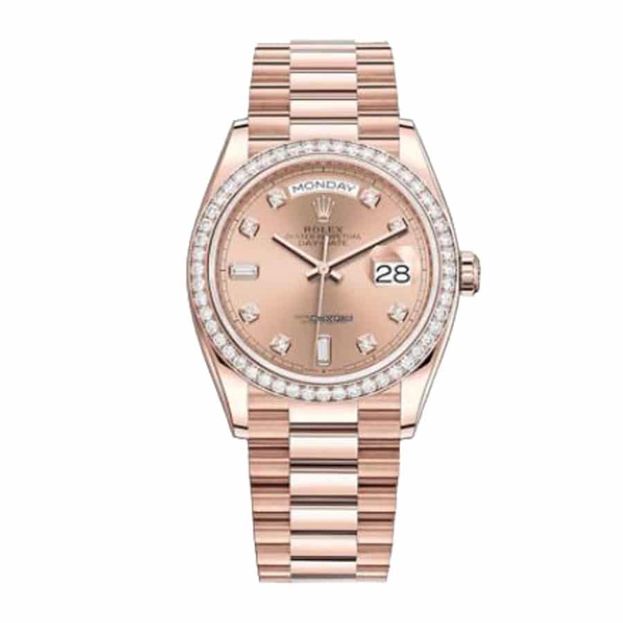 rolex-day-date-36-rose-diamond-dial-automatic-everose-gold-president-128345pdp-replica.jpg Rolex Day-Date 128345PDP “Pink Diamond” Super Clone Exceptional Replica 1:1 - Image 1