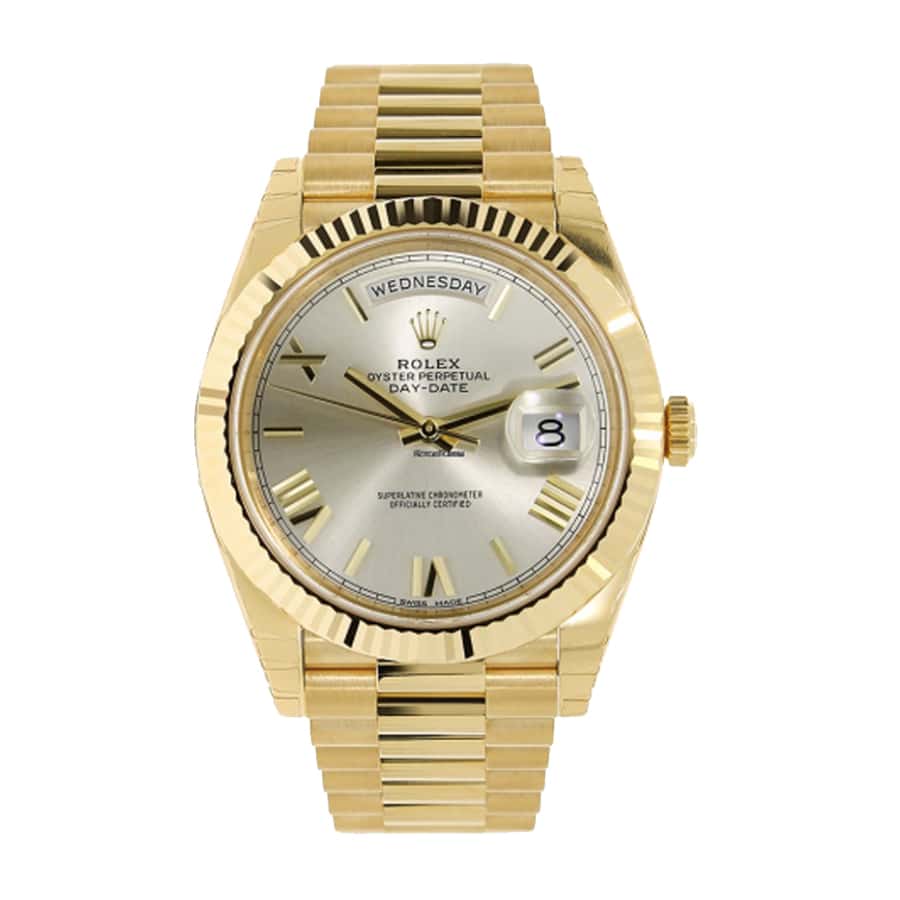 rolex-day-date-40mm-228238-2.jpg Rolex Day-Date 228238-0042 “Gold Roman Dial” Ultimate Clone Quality - Image 1