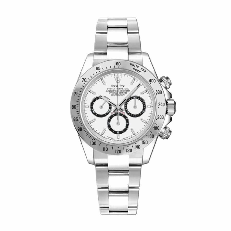 rolex-daytona-cosmograph-116520-jf-2.jpg Rolex Daytona 116509 “White Gold Blue Dial” Ultra Precision Replica - Image 1
